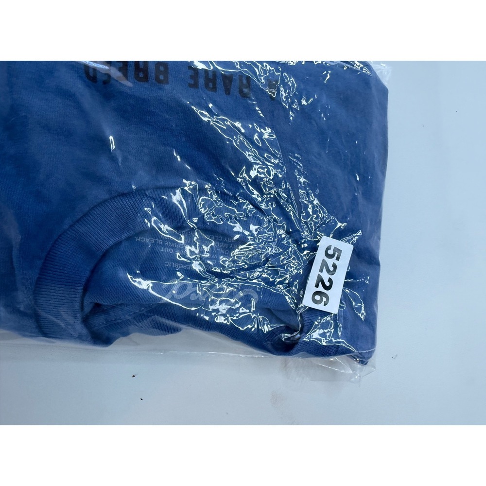 Ford Bronco A Rare Breed Graphic T-Shirt Blue Cotton Short Sleeve Crop Top M - Picture 8 of 8